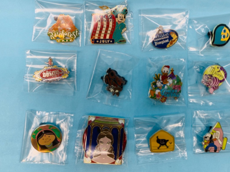 Photo 2 of 803319…15 Disney pins in plastic bags 