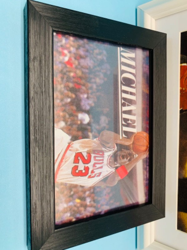 Photo 2 of 803362…2 framed Michael Jordan pictures- 8x10 and 5x7