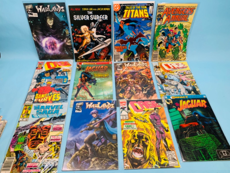 Photo 1 of 803386…12 vintage comics in plastic sleeves 