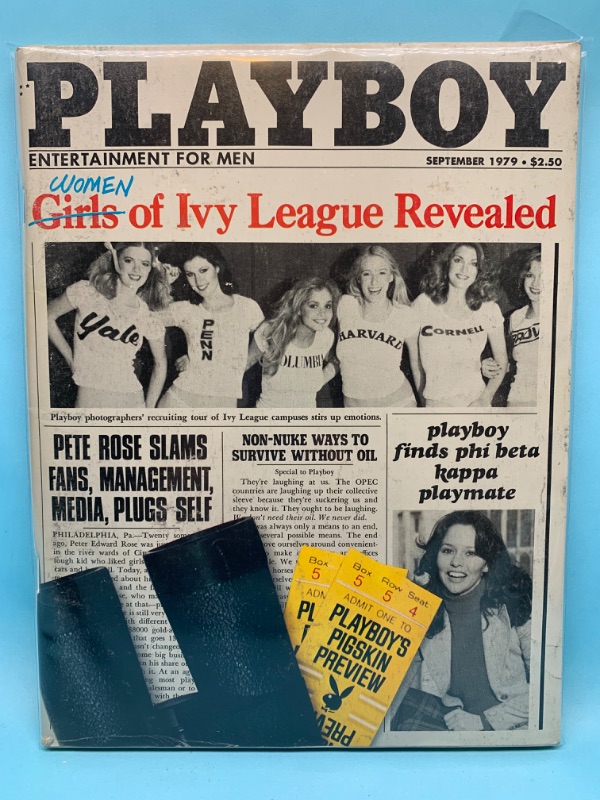 Photo 1 of 803389…adults only-vintage 1979 playboy magazine in plastic sleeve 