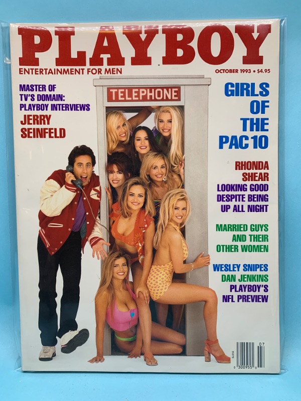 Photo 1 of 803390…highly collectible 1993 playboy magazine in plastic sleeve - adults only 
