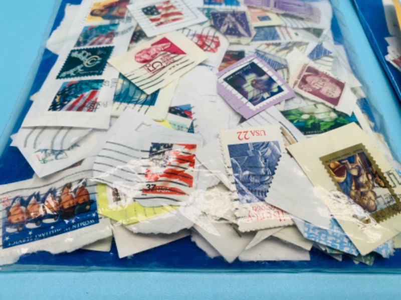 Photo 2 of 803419…hundreds of used stamps -see photos 