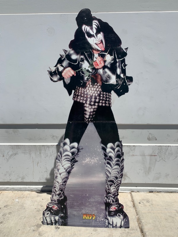 Photo 3 of 803424…life size 6 foot 3 inch kiss Gene Simmons stand alone display 