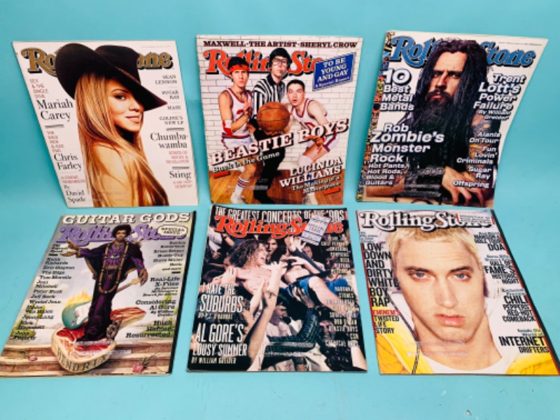 Photo 1 of 803426…6 vintage rolling stone magazines 