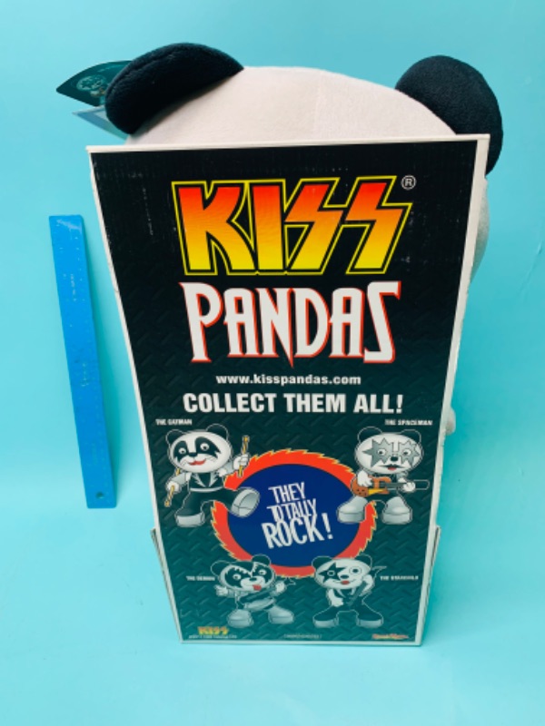 Photo 2 of 803435…17 inch kiss pandas Peter Criss the catman plush in original box 