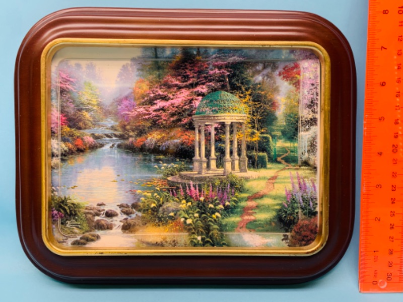 Photo 1 of 803438…Bradford exchange Thomas kinkade framed collectors plate 