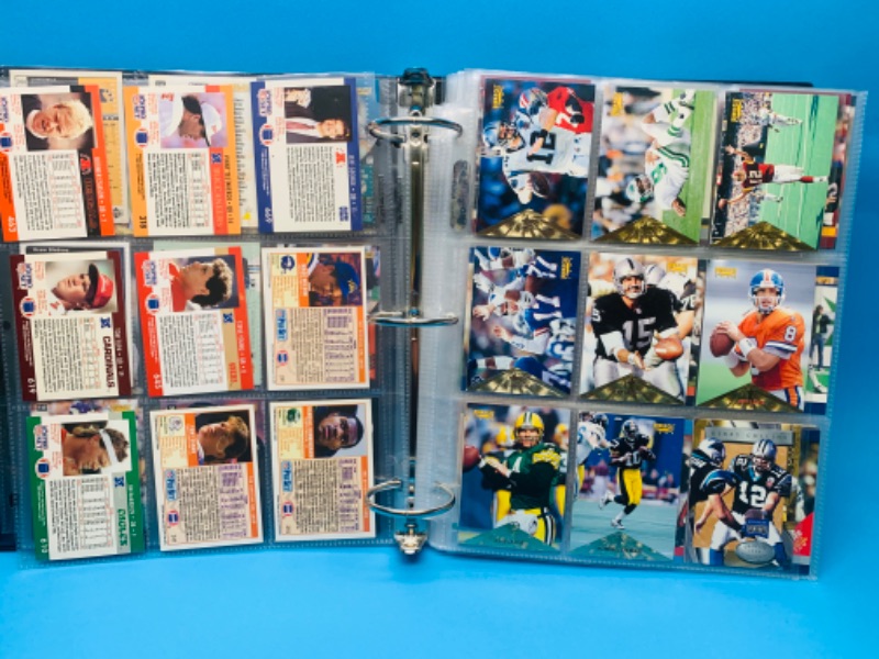 Photo 6 of 803560…216 nfl quarterback trading cards in binder- not all pages are photographed 