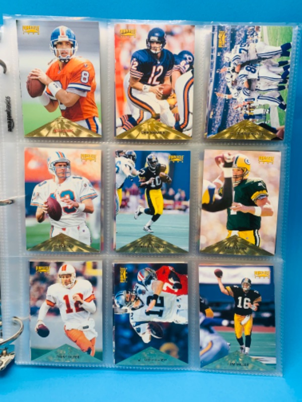 Photo 7 of 803560…216 nfl quarterback trading cards in binder- not all pages are photographed 