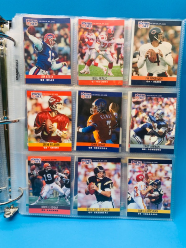 Photo 3 of 803560…216 nfl quarterback trading cards in binder- not all pages are photographed 