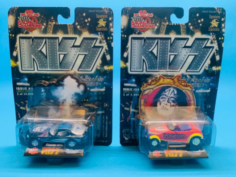 Photo 1 of 803564…2 racing champions kiss die cast cars in original packages 