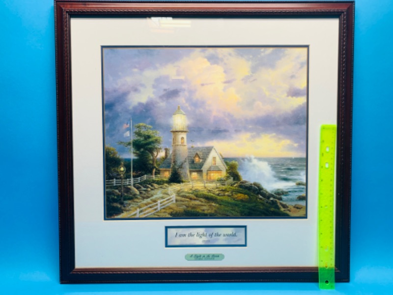 Photo 1 of 803618…medium 22 x 21 Thomas kinkade picture with coa 
