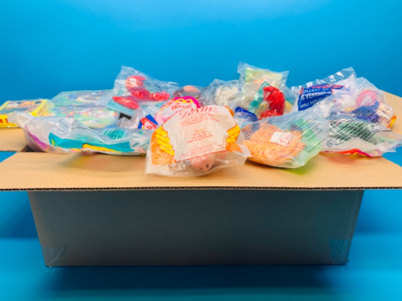Photo 1 of 803635…75+ many duplicates vintage McDonald’s happy meal toys and ty beanie babies in packages 