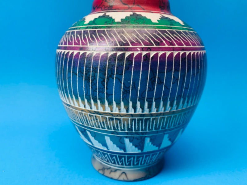 Photo 2 of 803640…vintage Navajo painted pottery vase with coa