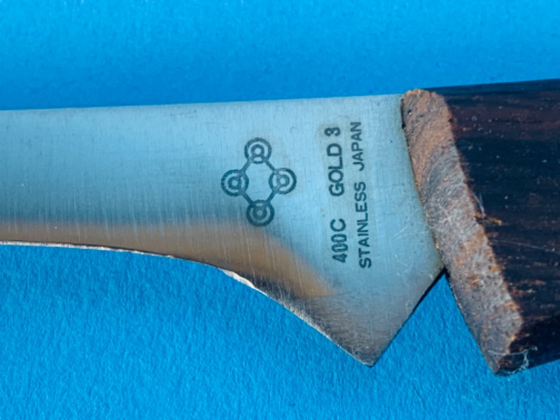 Photo 1 of 803646…400c gold 3 sushi knives - Japan 