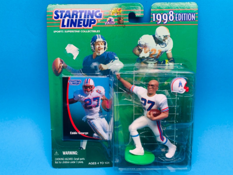 Photo 1 of 803663…starting line up 1998 Eddie George figure in original package