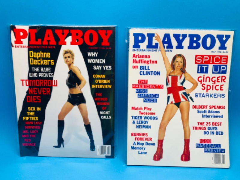 Photo 1 of 803684…adults only playboy magazines from 1998 in plastic sleeves 