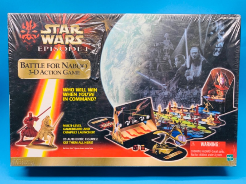 Photo 1 of 803690…Star Wars episode 1 battle for Naboo 3-D action game in box 