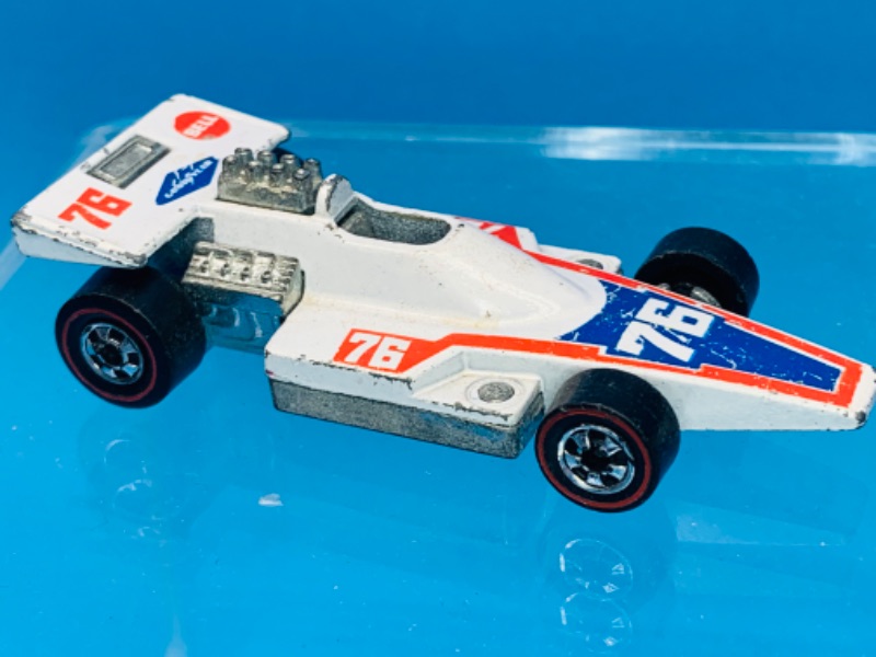 Photo 1 of 803787…. Vintage redline 1975 hot wheels formula 5000 Hong Kong shows ware from age see photos 