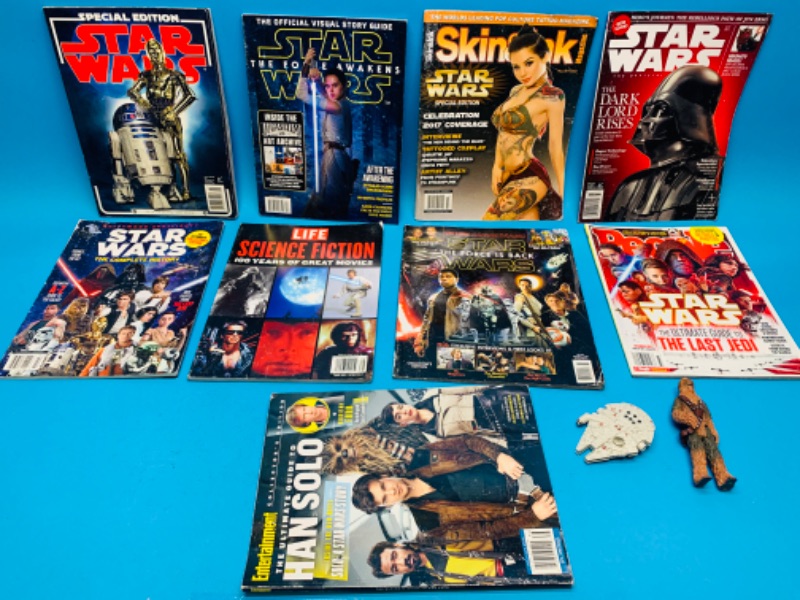 Photo 1 of 803892… Star Wars magazines and figures 