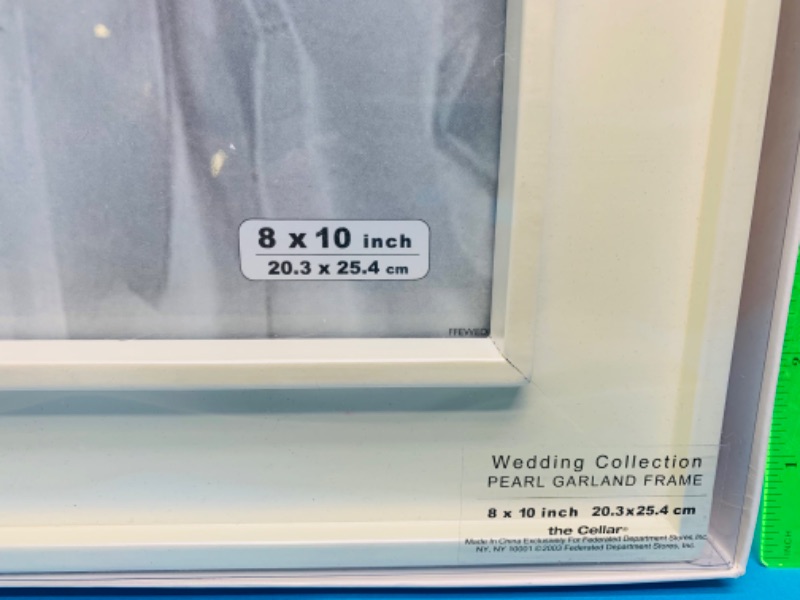 Photo 2 of 803893…pearl garland wedding frame 8x10 in box