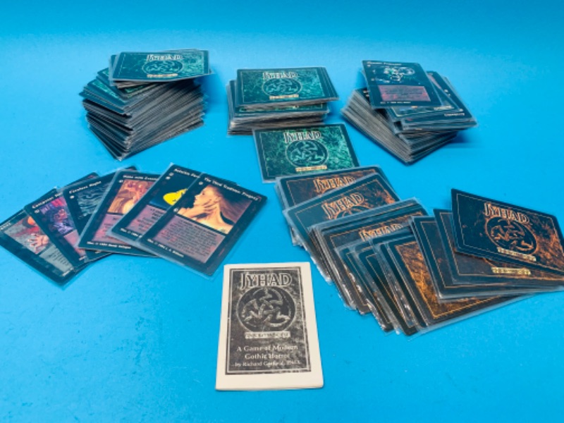 Photo 1 of 803912…jyhad modern gothic horror card game in individual sleeves 