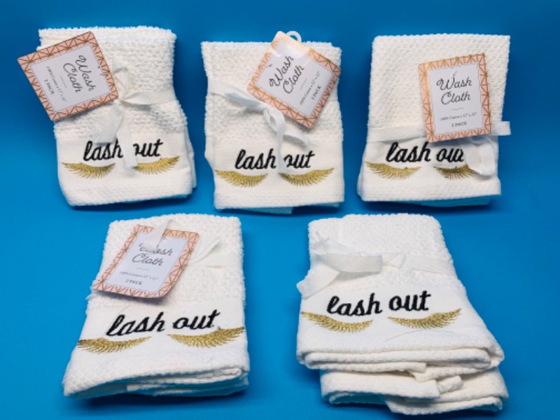 Photo 1 of 803917…10 lash out washcloths in packages of 2 each 