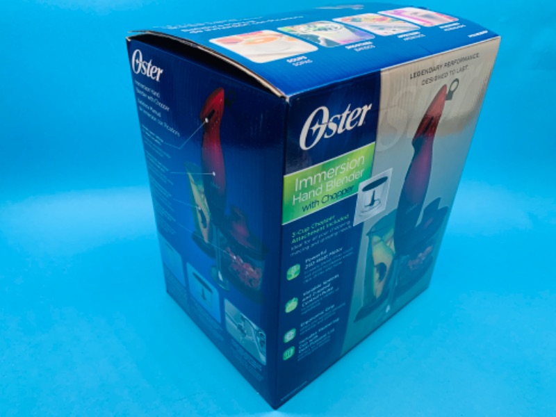 Photo 4 of 803922…oster immersion hand blender with chopper with box 