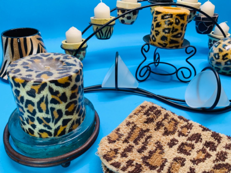 Photo 3 of 803932…leopard decorations / candles