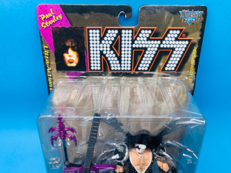 Photo 4 of 803940…vintage mcfarlane toys kiss Paul Stanley ultra action figure in original package 