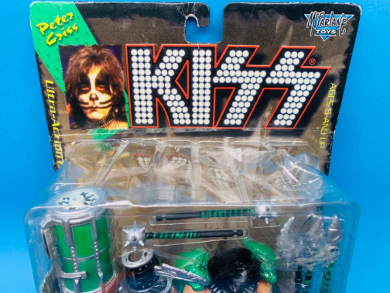 Photo 3 of 803941…vintage mcfarlane toys kiss Peter Criss ultra action figure in original package 