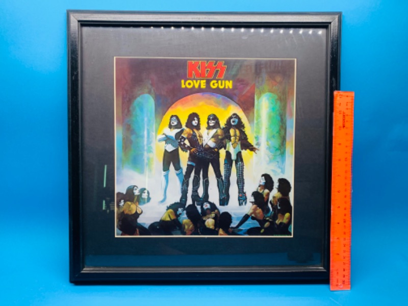 Photo 1 of 803943…vintage 1977 kiss aucoin mgt. inc. framed wall hanging 