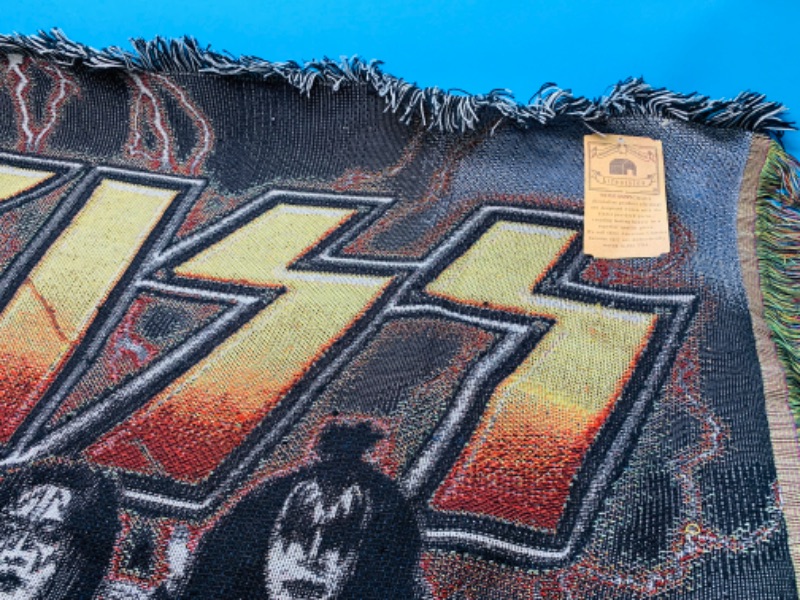 Photo 3 of 803944…large 4 foot x 4’ 10”  kiss farewell tour woven tapestry with tag