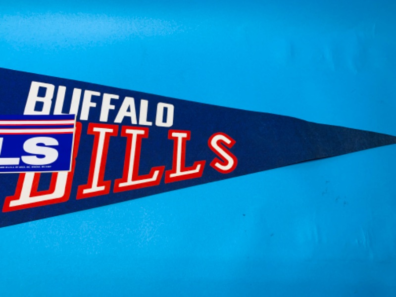 Photo 3 of 803954…vintage Buffalo bills pro pak pennant, pin, and bumper sticker 