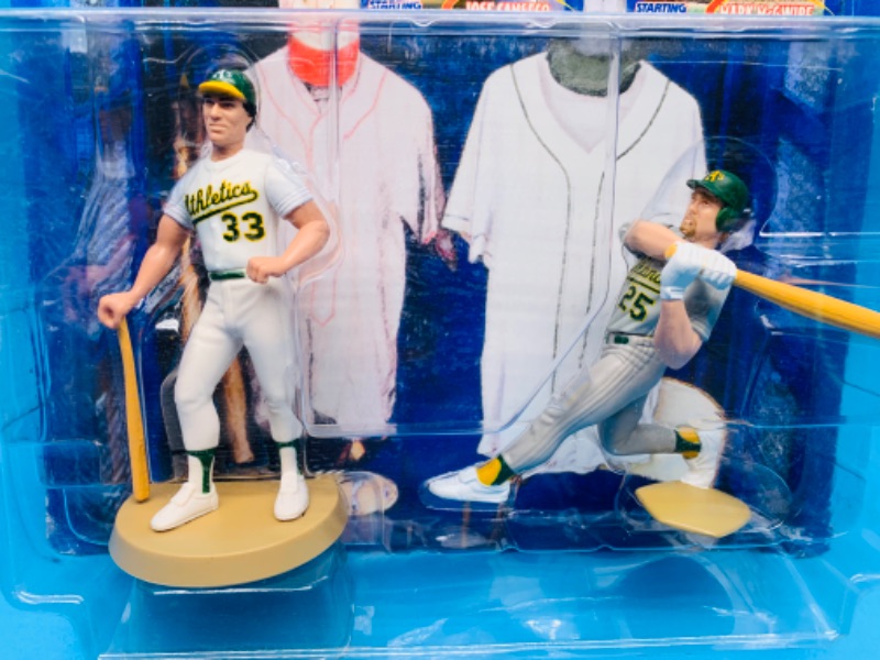 Photo 2 of 803962…starting line up classic doubles Jose Canseco and Mark McGwire figures in original package