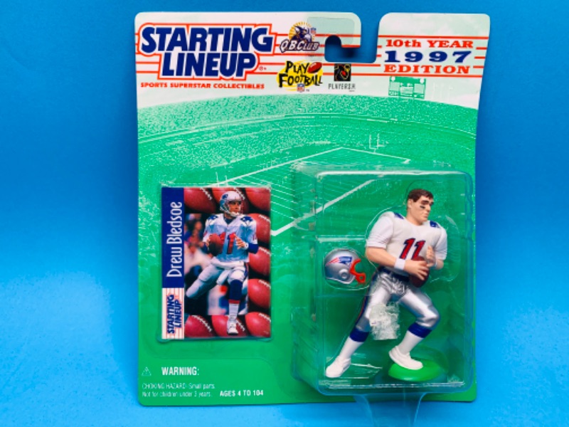 Photo 1 of 803963…1997 starting lineup Drew BLEDSOE figure in original package