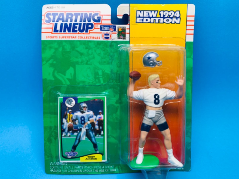 Photo 1 of 803964…1994 starting lineup Troy Aikman figure in original package