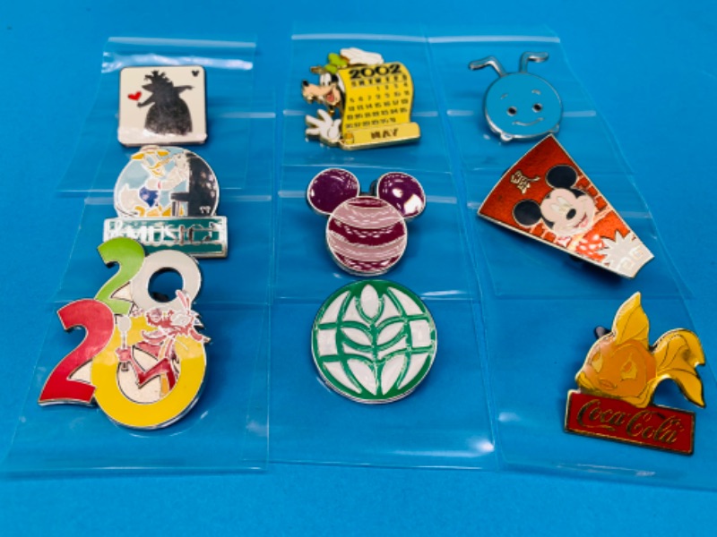 Photo 3 of 803977…9 Disney pins in plastic bags 