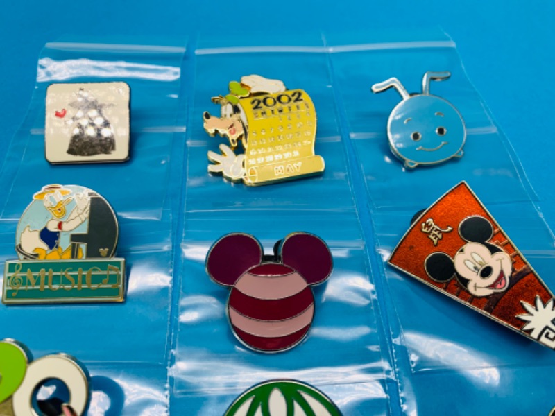 Photo 2 of 803977…9 Disney pins in plastic bags 