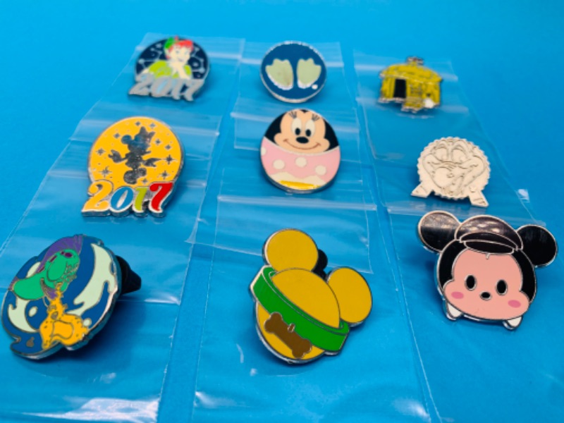 Photo 2 of 803979…9 Disney pins in plastic bags 