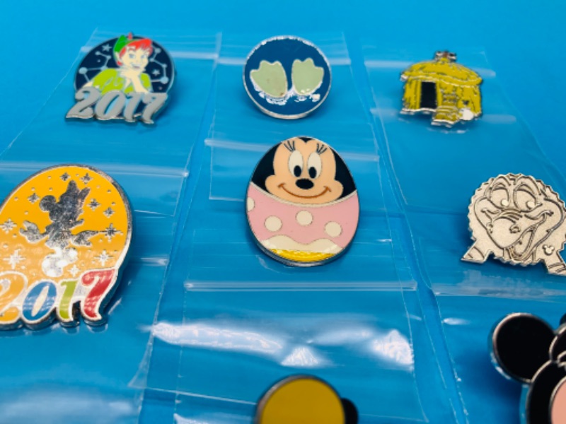 Photo 3 of 803979…9 Disney pins in plastic bags 