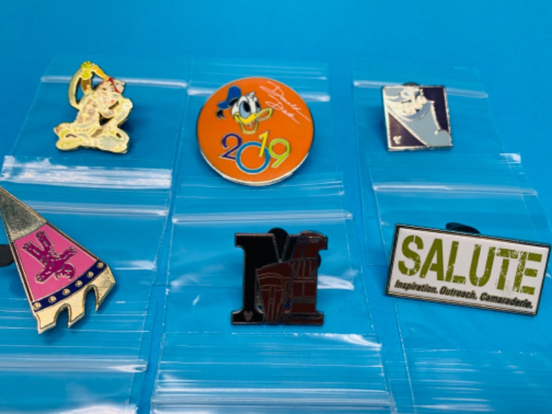 Photo 3 of 803980…9 Disney pins in plastic bags 