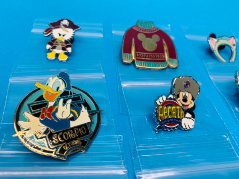 Photo 3 of 803981…9 Disney pins in plastic bags 