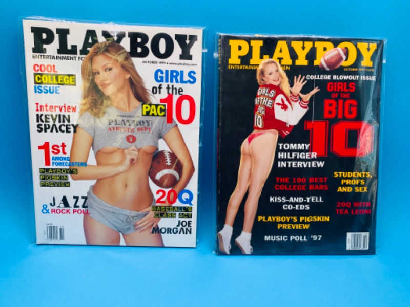 Photo 1 of 803998… adults only vintage playboy magazines in plastic sleeves 