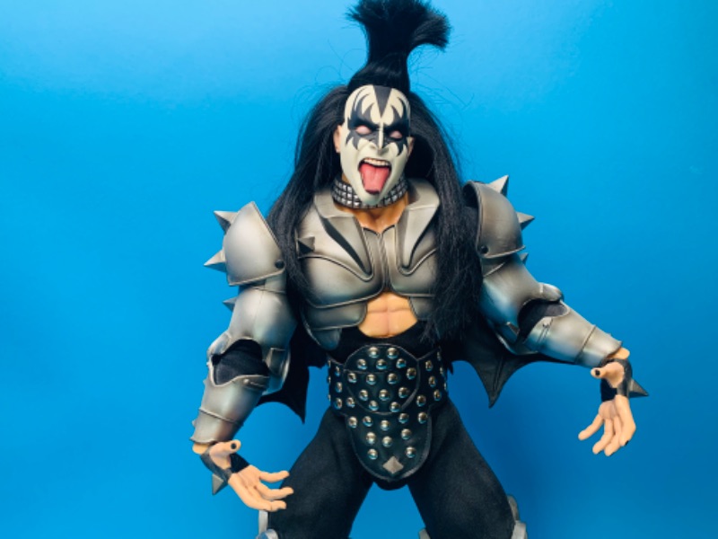 Photo 7 of 804015…Xlarge 2 foot 4” poseable figure plays music kiss Gene Simmons Destroyer has movable parts 