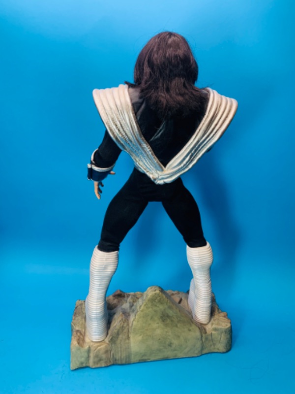 Photo 4 of 804016…Xlarge 2 foot 2” poseable figure plays music kiss Ace Frehley Destroyer has movable parts 