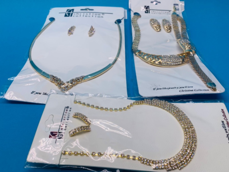 Photo 1 of 804024… 3 sets of fashion jewelry in packages 