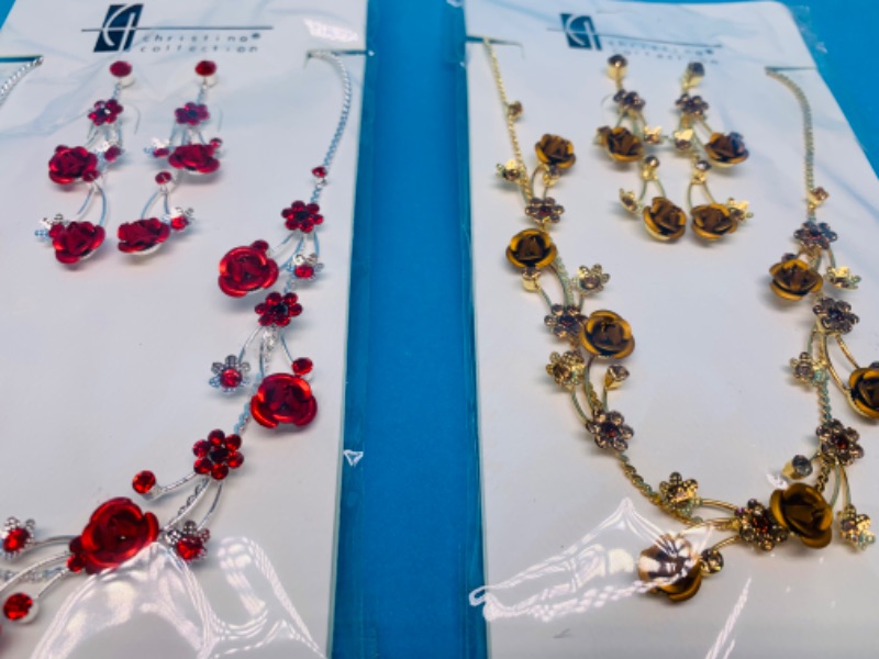 Photo 1 of 804030… 3 sets of fashion jewelry in packages 