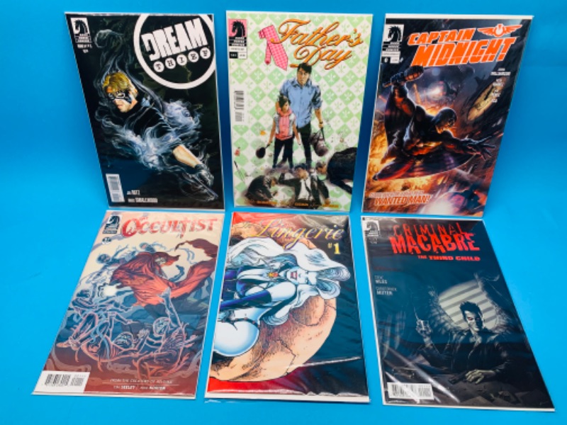 Photo 1 of 804107…6 comics all number ones in plastic sleeves 