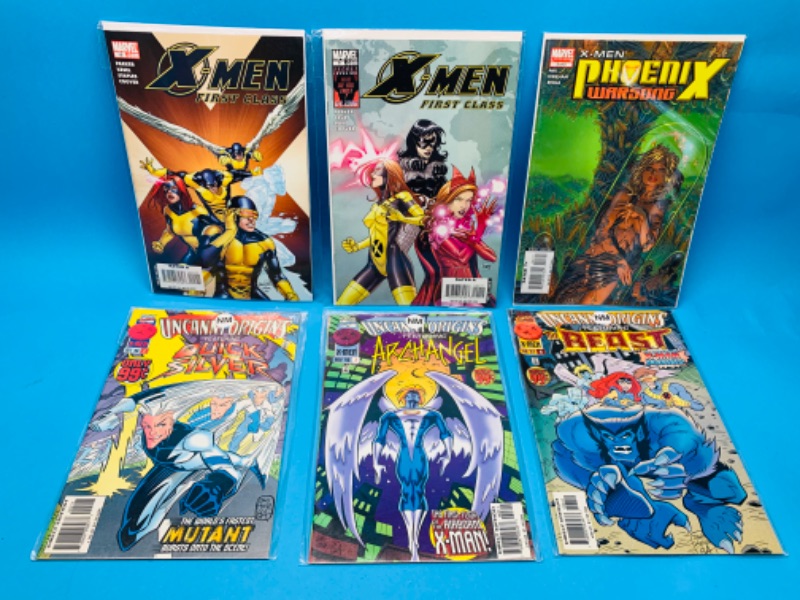 Photo 1 of 804129…6 X-men comics in plastic sleeves 