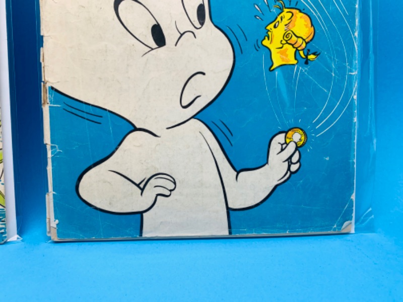 Photo 2 of 804131…vintage $.12 and $.25 cent Casper comics in plastic sleeves- some wear from age 